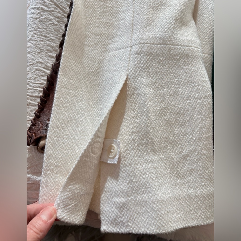 3.1 Phillip Lim Ivory Texured Pants View 5